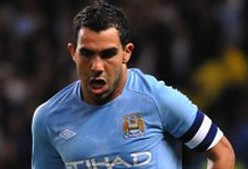 Manchester City : Grosse amende pour Carlos Tevez 