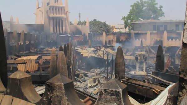 Incendie du Marché Rose  de Bamako en 2014 : Les victimes dans l’attente du respect des engagements pris par le gouvernement