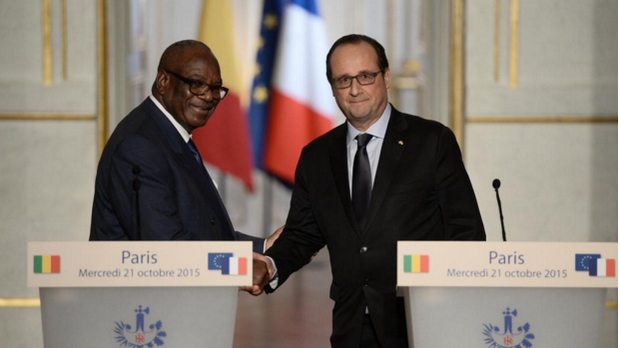 Point de presse conjoint de François Hollande avec le président malien Ibrahim Boubacar Keïta