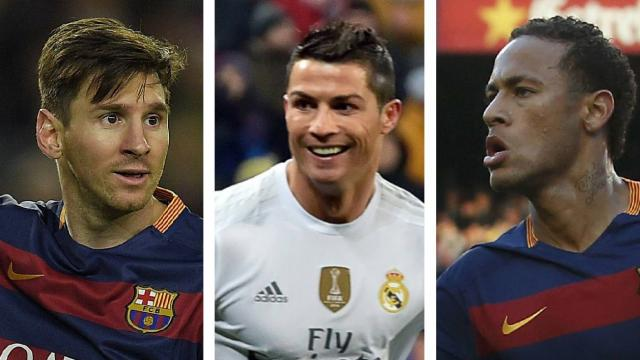 Ballon d'Or: Lionel Messi, Cristiano Ronaldo et Neymar finalistes