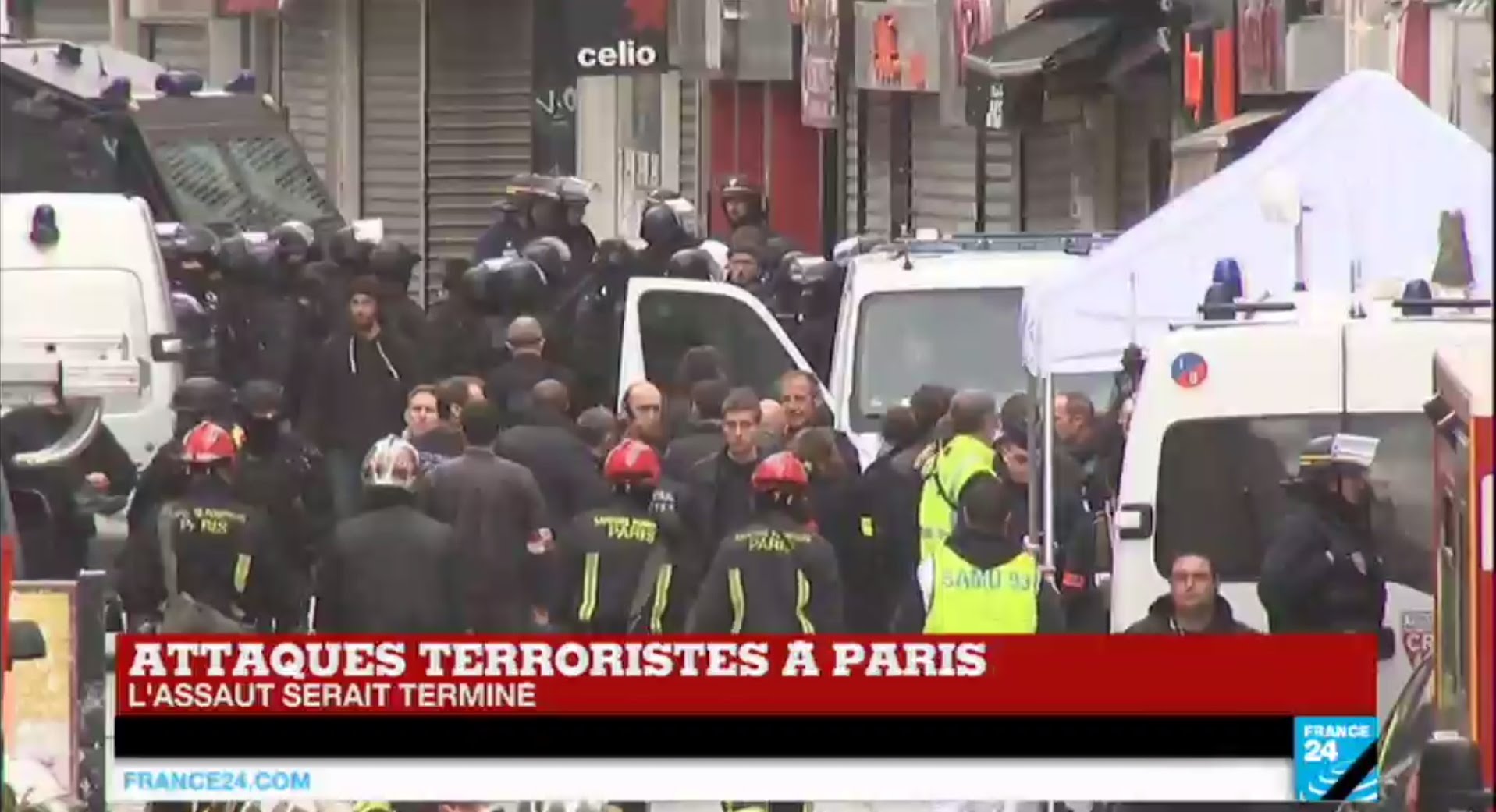 Attentats de Paris : L'assaut à Saint-Denis terminé - 2 morts, 7 personnes interpellées