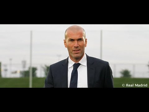 Zinédine Zidane fait ses premiers pas en tant qu'entraîneur du Real Madrid