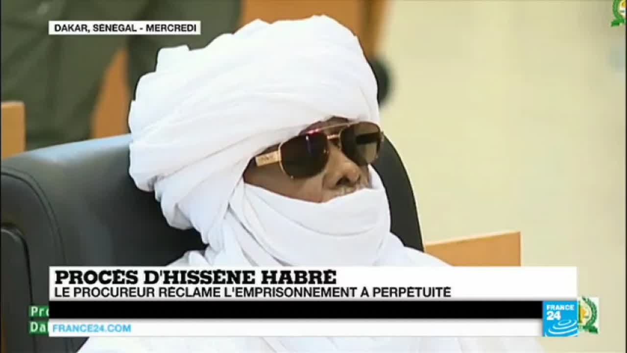 Procès Hissène Habré - Le procureur réclame l'emprisonnement à perpétuité - SÉNÉGAL