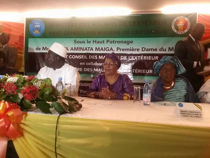 Forum des femmes de la diaspora : Mme Kéïta Aminata Maïga réitère son soutien aux femmes de la diaspora