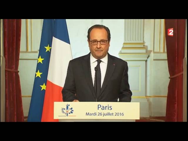 Prêtre égorgé à Saint Étienne: Le Message de François Hollande