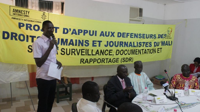 Droits humains :  Les défenseurs à l’école d’Amnesty Mali