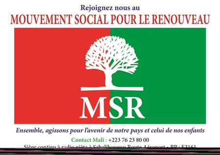 Partis politiques : Le MSR sort de l’ombre