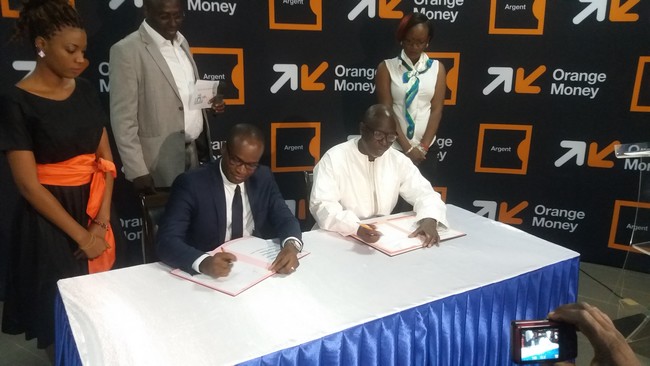 Signature de partenariat : La  Banque Atlantique Mali et Orange Mali lancent  « l’opération bancaires » d’Orange Money