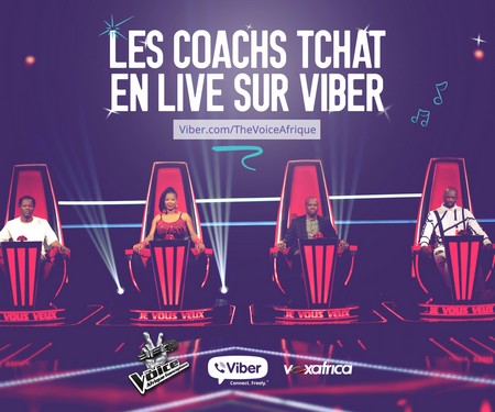 The Voice Afrique Francophone rejoint les Tchats Publics de Viber pour continuer son « show » sur mobile