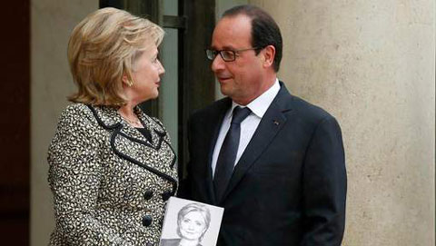 Hillary Clinton et François Hollande sont cousins