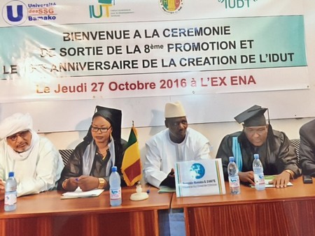 IUDT: La 8eme promotion porte le nom de l'Honorable Mamadou S. Diakite.