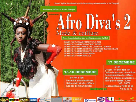 Promotion de l’art de la coiffure : le festival Afro Diva’s  donne rendez-vous à Bamako