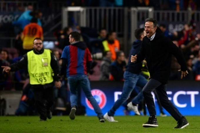 Barcelone-Paris SG, la joie de Luis Enrique