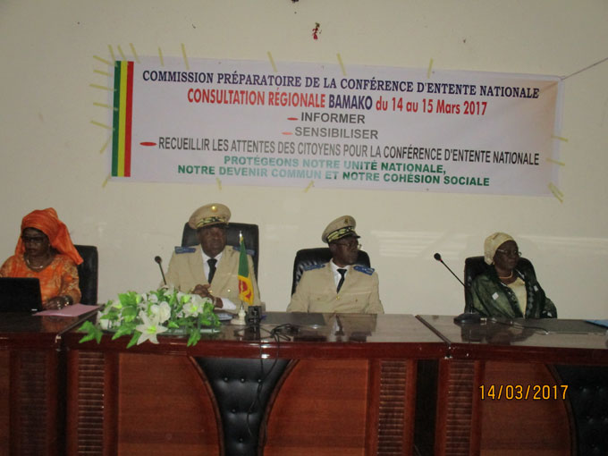 Conférence d’entente nationale : Les consultations régionales de Bamako en cours