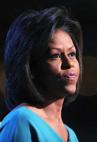 Photos : Michelle Obama fait le buzz avec ses cheveux au naturel