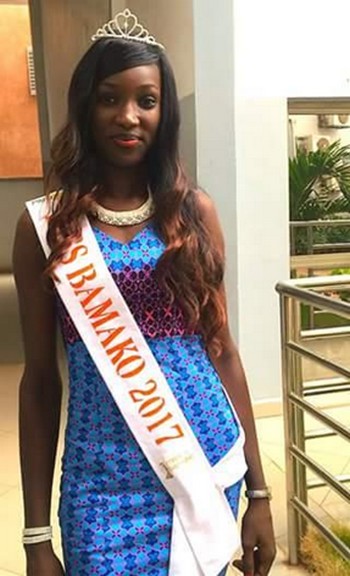 Miss Bamako 2017 :    Mlle Bolo Touré, remplace Géraldine Andréa Coulibaly