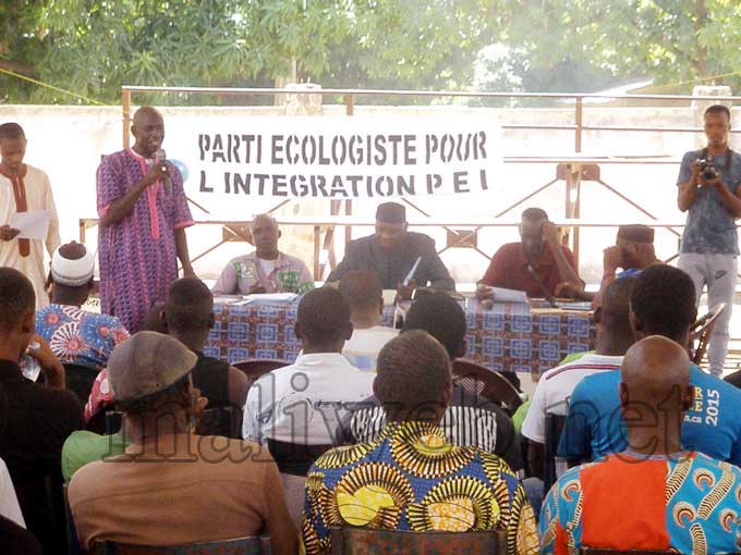 Parti Ecologiste pour l'intégration : Souleymane Dembélé reconduit président