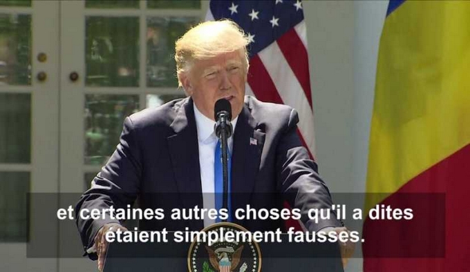 Donald Trump n'a pas fait ce dont James Comey l'accuse mais "il n'y aurait rien de mal si je l'avais fait"