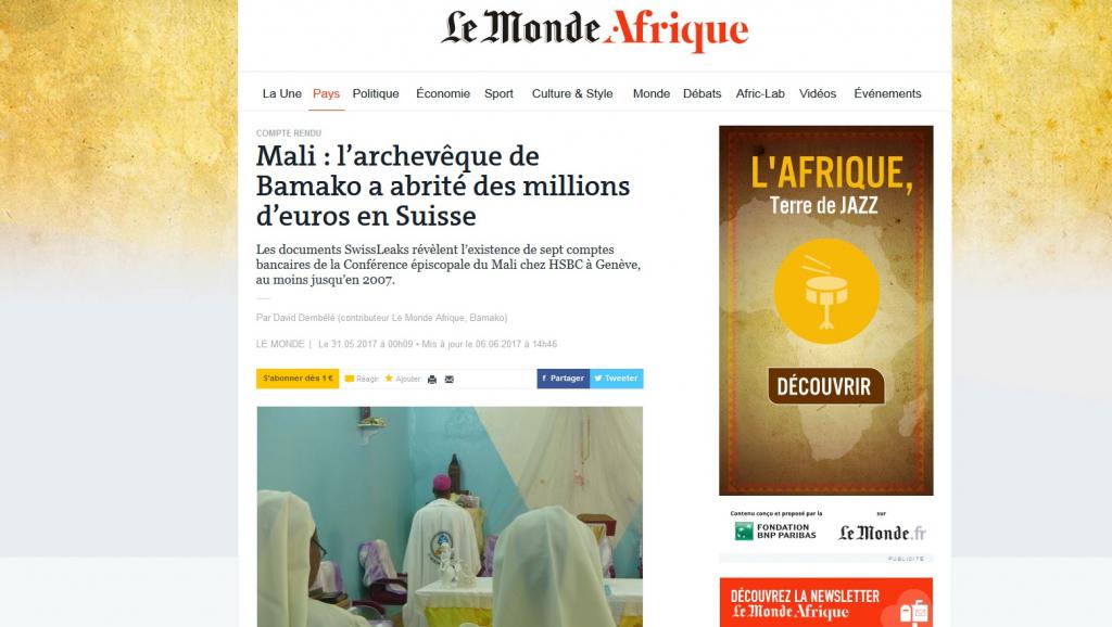 Deux journalistes travaillant pour Le Monde Afrique menacés au Mali