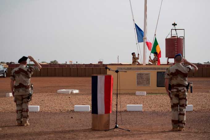 Opération Barkhane : cérémonies de la fête nationale.