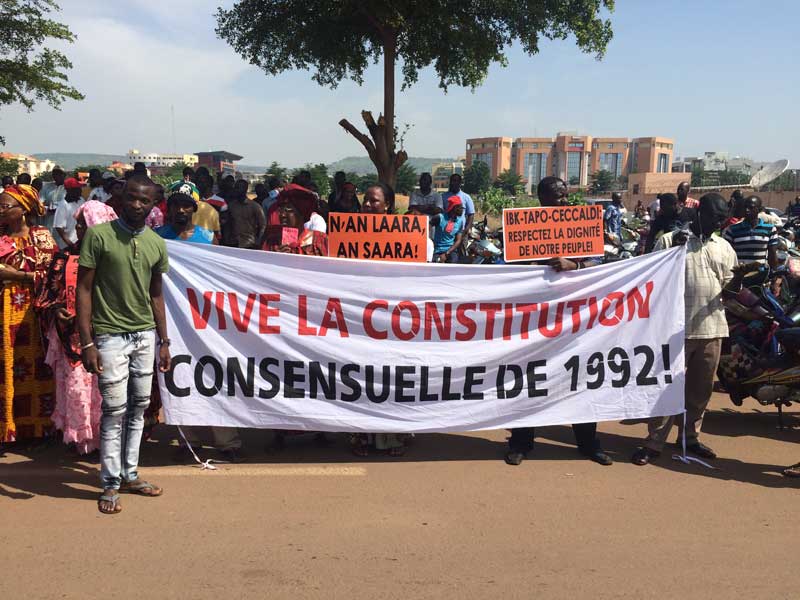 En tenant leur meeting sans autorisation : Les partisans du ‘’Non’’ donnent raison à Me Kassoum Tapo