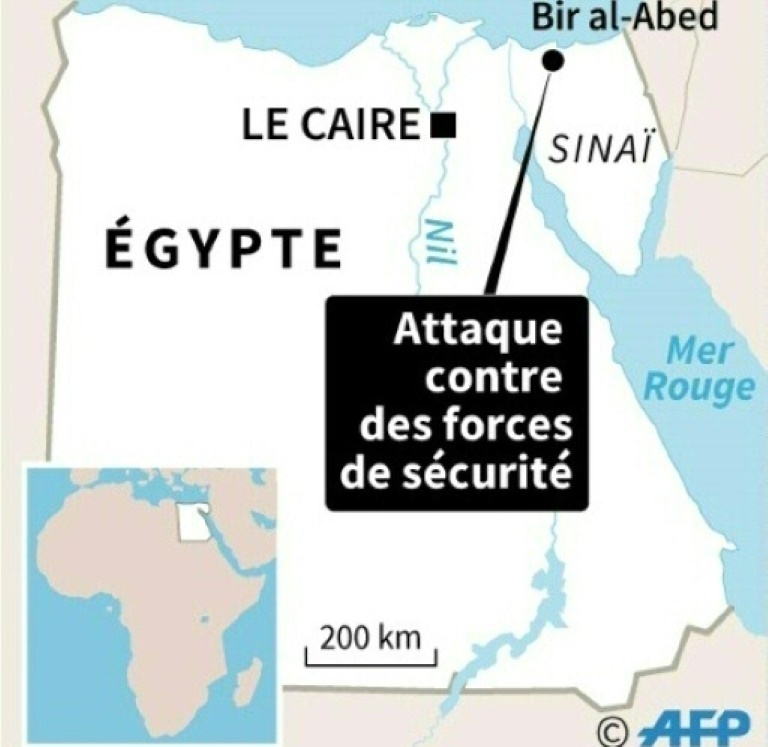 Egypte: 18 morts dans une attaque contre des forces de sécurité revendiquée par l'EI