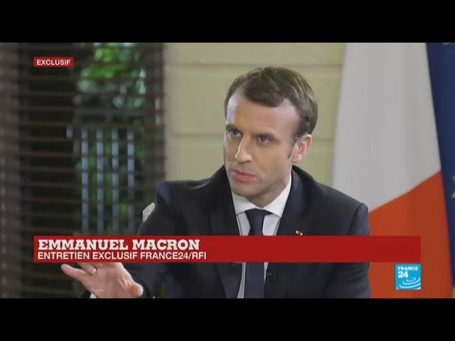 Entretien exclusif – Emmanuel Macron s'exprime sur RFI et France 24