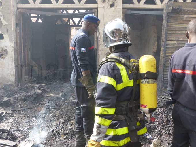 Incendie au grand marché: d’énormes dégâts matériels!