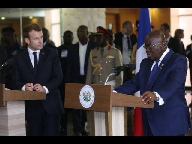 Le président Ghanéen fait la leçon à Macron