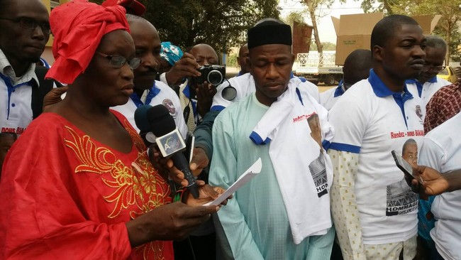 Semaine  d’alerte de la presse pour Birama-Claude et Ghislaine : Sit-in du MPV-Mali devant la maison de la presse hier