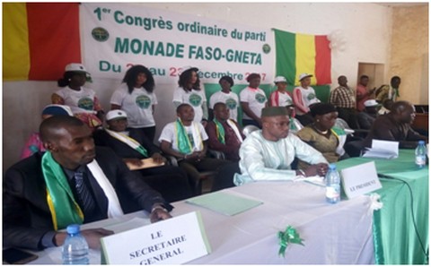 Premier congrès ordinaire du Monade Faso-Gneta : Moussa Aliou Keita succède à lui même