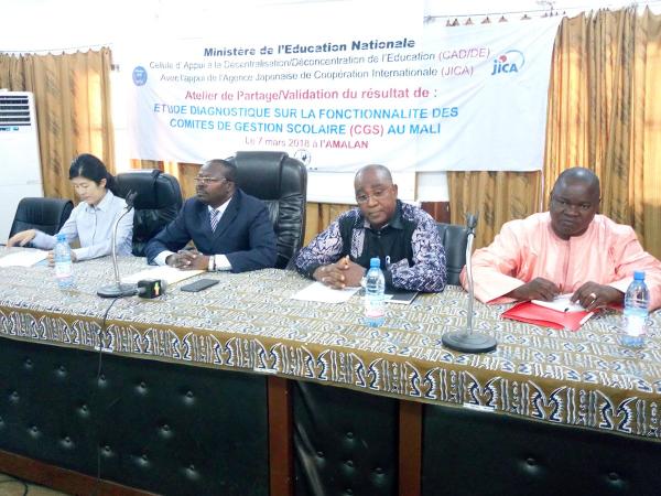 Education au Mali : 60 % des comités de gestion scolaire ne sont pas fonctionnels