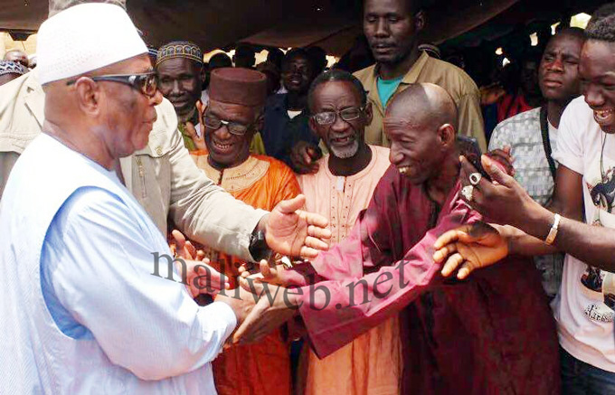 Ibrahim Boubacar Kéïta lors de sa rencontre avec les forces vives : "Ségou est une ville d'humanisme"