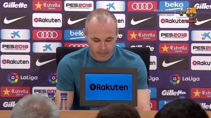 Larmes et ovation: les adieux déchirants d'Iniesta