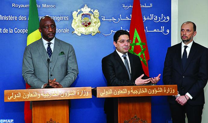 Le ministre des Affaires étrangères du Mali, Tieman Hubert Coulibaly au Maroc ; « Le plan d’autonomie marocain est sérieux et crédible »