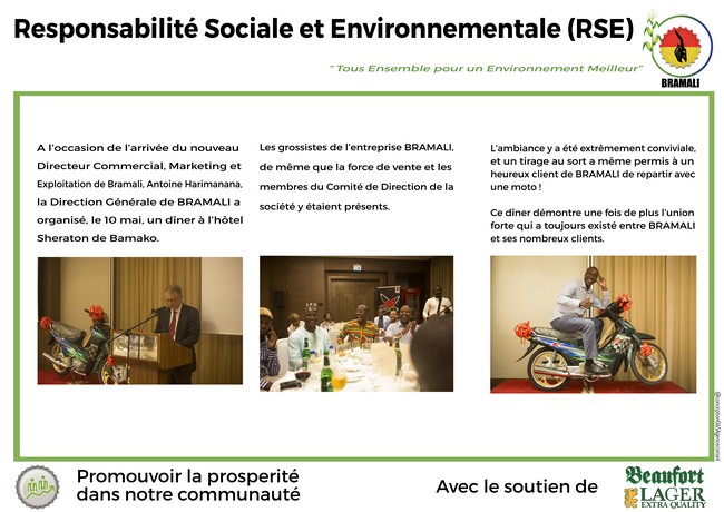 Bramali : Responsabilité sociale et environnementale (RSE)