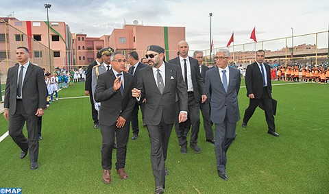 SM le Roi inaugure à Marrakech deux projets sportifs de proximité à forte valeur sociale