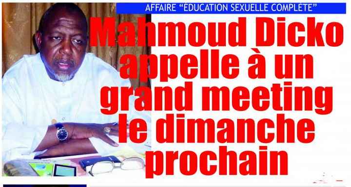 Affaire “éducation sexuelle complète” : Mahmoud Dicko appelle à un grand meeting le dimanche prochain