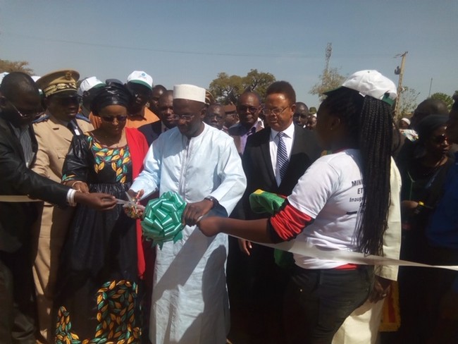 La cérémonie d’inauguration et la remise des clés de 15 logements sociaux de Bougouni.