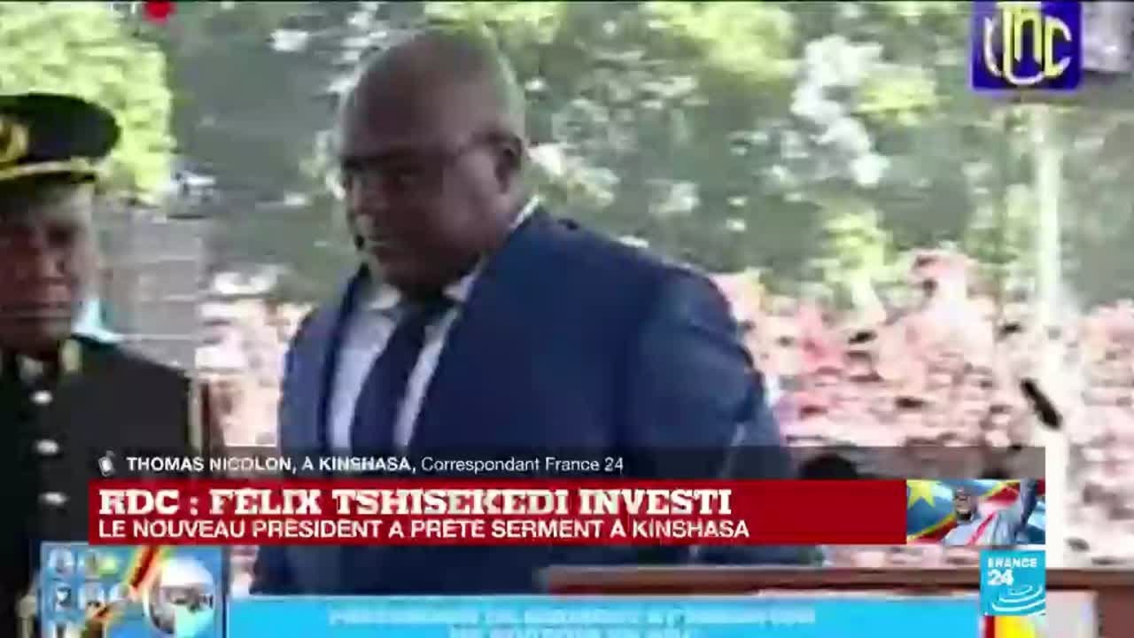 Tshisekedi fait un malaise durant son investiture: "Ça ne va pas"