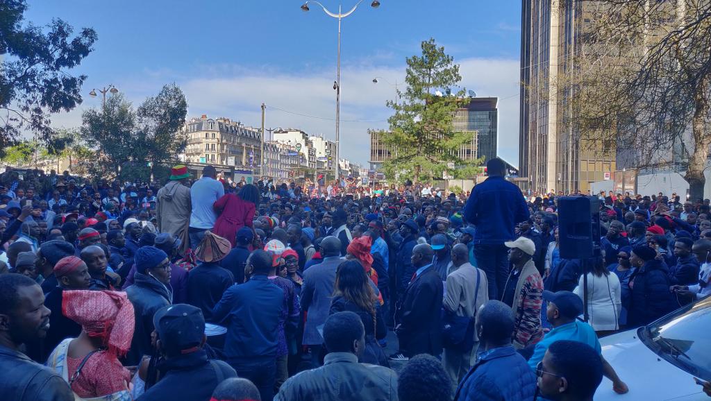 France: manifestation de soutien aux Peuls du Mali à Paris