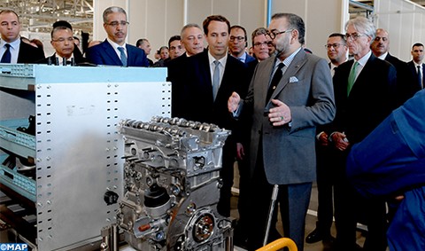 SM le Roi préside la cérémonie d’inauguration de l’écosystème du Groupe PSA au Maroc, une nouvelle illustration de l’excellence du “Made in Morocco”