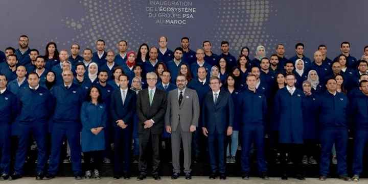 Le Roi du Maroc a inauguré la 1ère usine PSA Peugeot-Citroën sur le continent africain