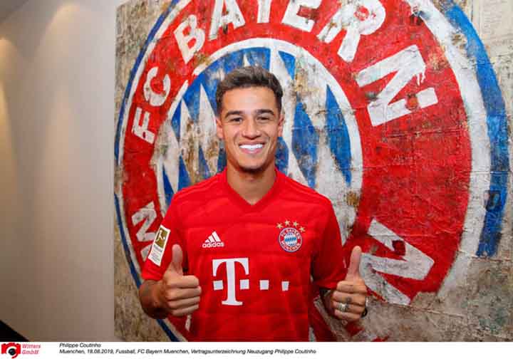 Coutinho officiellement prêté au Bayern Munich