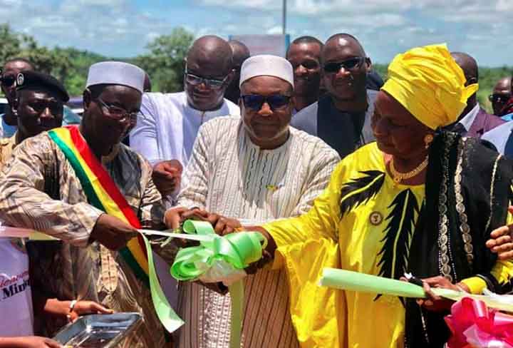 Transports : Inauguration du parking de stationnement des gros porteurs à Kunda