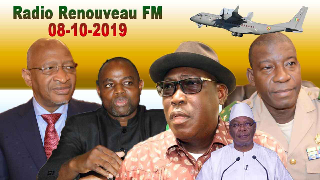 La revue de presse de la Radio Renouveau FM du 08 Octobre 2019