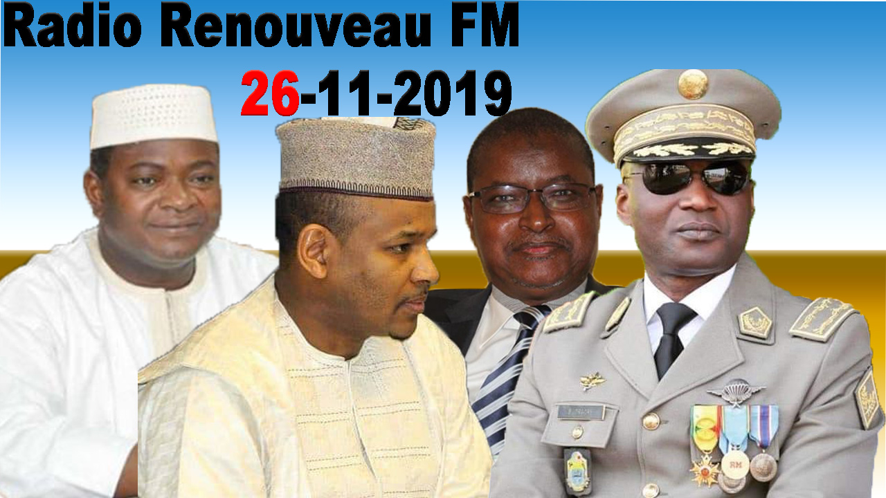 La revue de presse de la Radio Renouveau FM du 26 novembre 2019