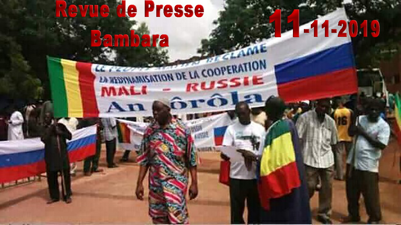 Revue de la presse en Bambara du 11 novembre 2019