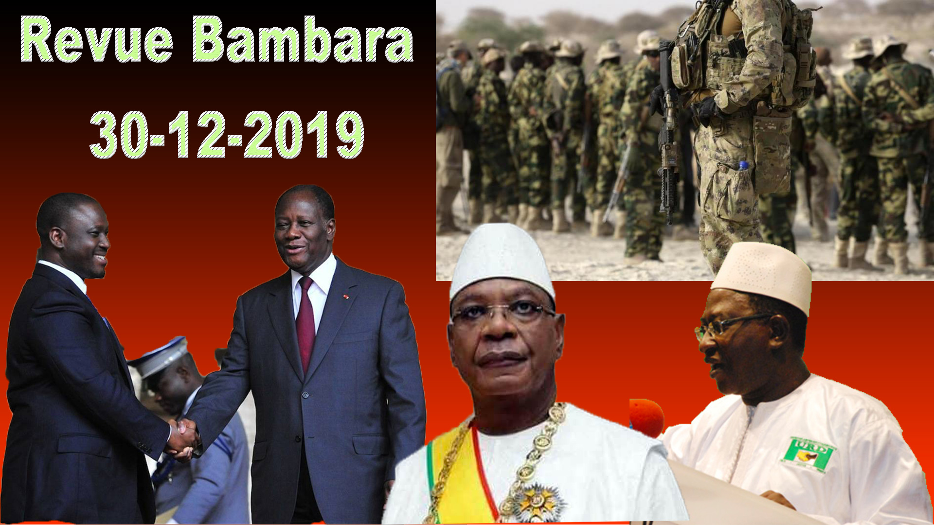 Revue de la presse en Bambara du 30 décembre 2019