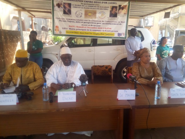 Education :  Lancement du Dialogue  Communautaire sur la situation de l’Education au Mali par AESO